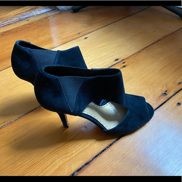 Coach Black Suede Heels - Picture 2 of 3